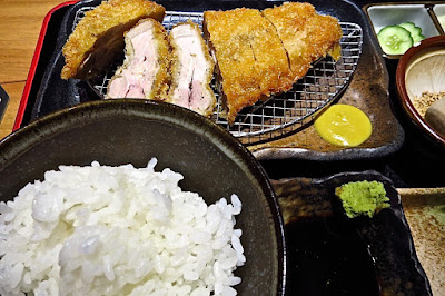 Imakatsu, garlic rosu katsu teishoku