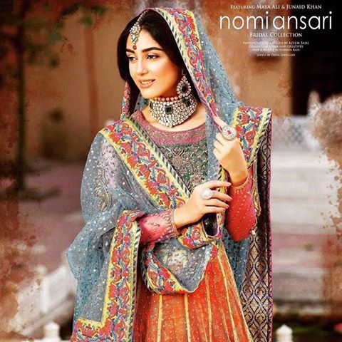 Maya Ali & Junaid Khan PhotoShoot for Nomi Ansari 