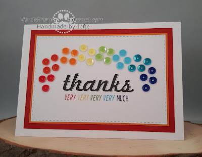 thank you card stampin' up