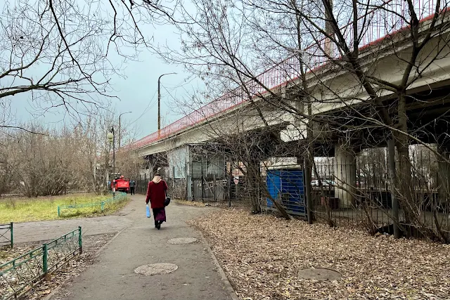 Люберцы, Октябрьский проспект, путепровод Мальчики (построен в 1988 году)