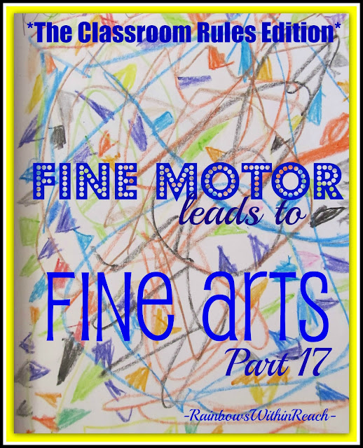 photo of: Fine Motor Leads to Fine Arts: The Classroom Rules Edition