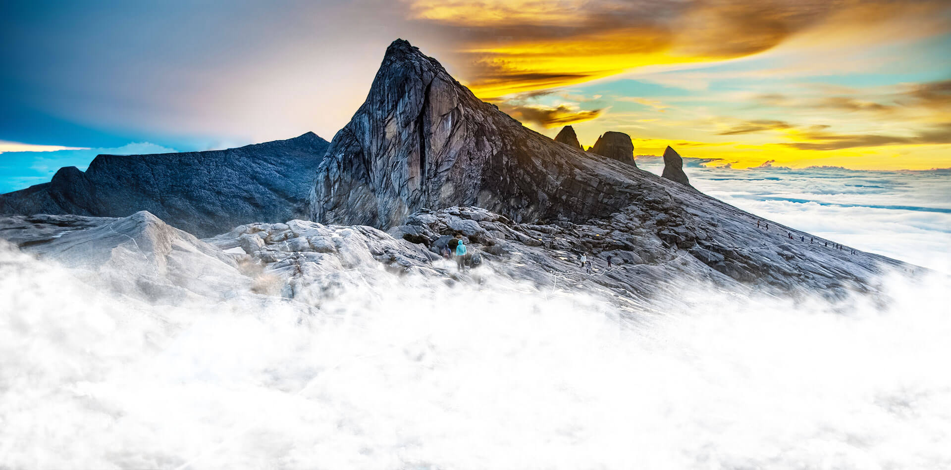 ยอดเขาคินาบาลู (Mount Kinabalu: Gunung Kinabalu)