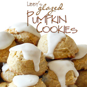 Libby's Glazed Pumpkin Cookies by Tricia @ SweeterThanSweets