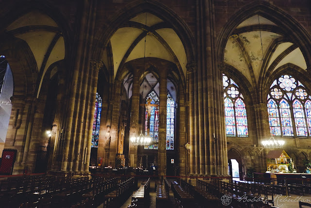 Inside the Cathédrale Notre Dame de Strasbourg