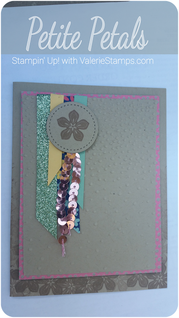 Valerie Martin Stampin Up Affectionatley Yours DSP petite petals