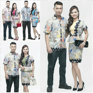 Model Batik Modern Terbaru Untuk Pesta Couple Seri Mutiara SKJ