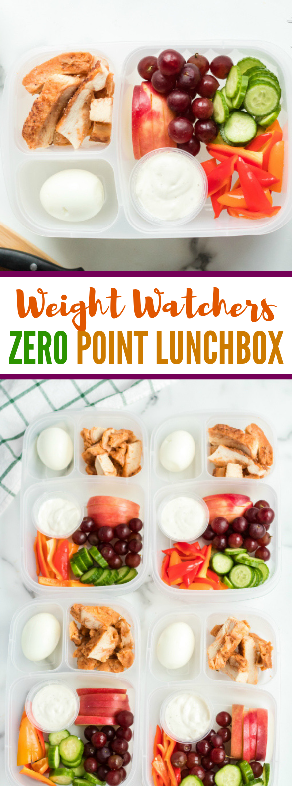 Weight Watchers Zero Point Lunchbox #healthylunch #diet