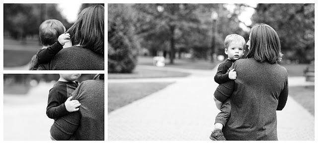 family photo session at Indiana State University