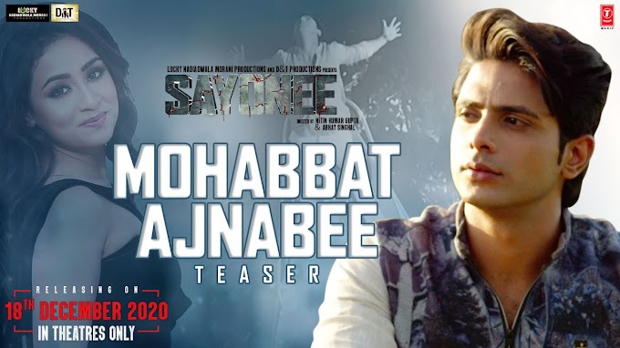 Mohabbat Ajnabee lyrics-Sachet Tandon & Sukriti Kakar