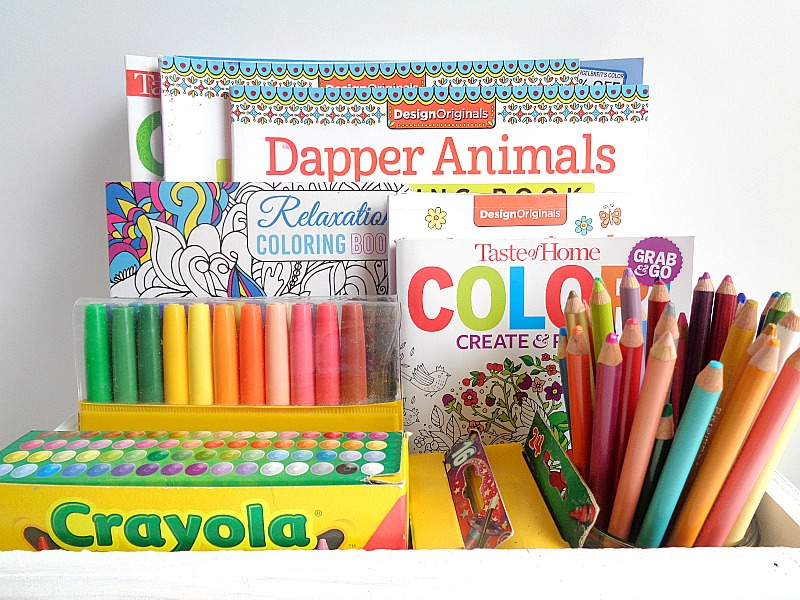 DIY Coloring Book Organizer! 
