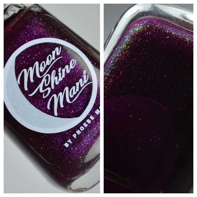 plum shimmer nail polish