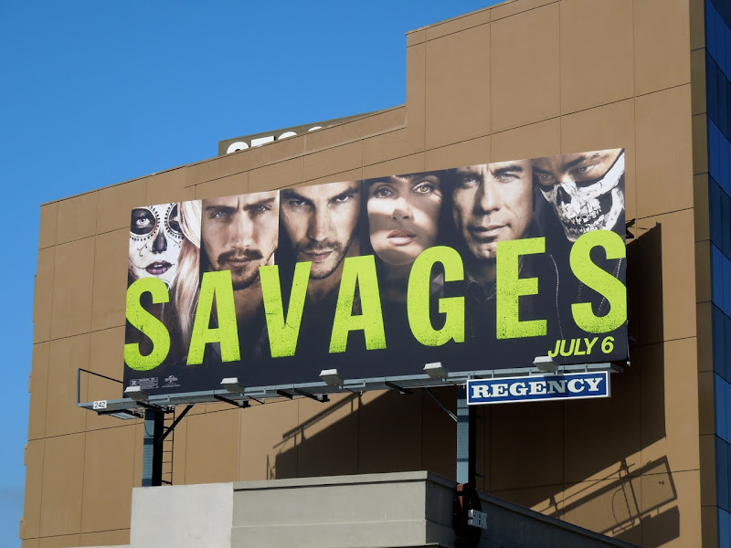 Savages film billboard