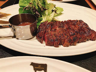 37 Steakhouse & Bar HKのステーキ