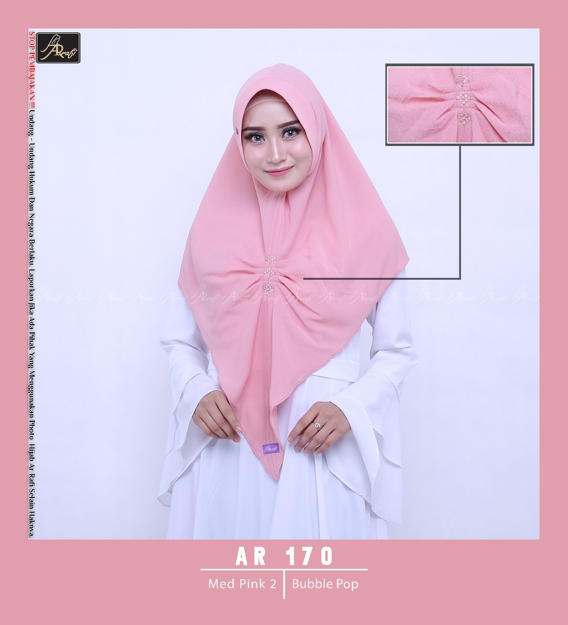 GRIYA MUSLIMAH ARRAFI REMBANG Jilbab Arrafi Ori Model AR 170 Rp