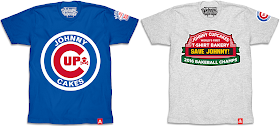 Chicago Cubs World Series Champions “Bakeball Champs” T-Shirt Collection by Johnny Cupcakes
