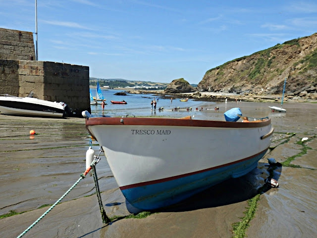 Tresco Maid in Polkerris Harbour