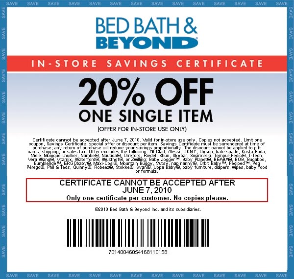 My Free Coupon Class: Where are the Bed Bath and Beyond Coupons?