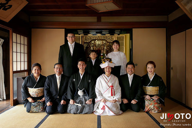 自宅でのお支度と大神神社での挙式撮影