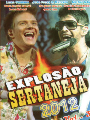 capa Baixar Explosão Sertaneja 2012 – Vol.3 DVDRip