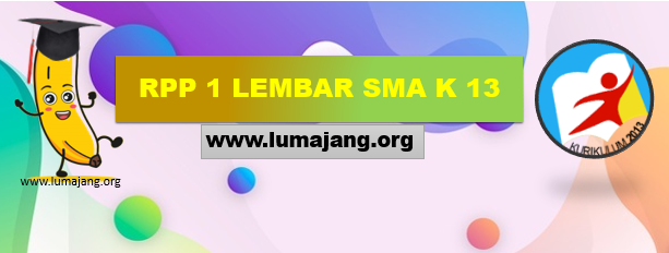 RPP 1 Lembar SMA / SMK MA K13