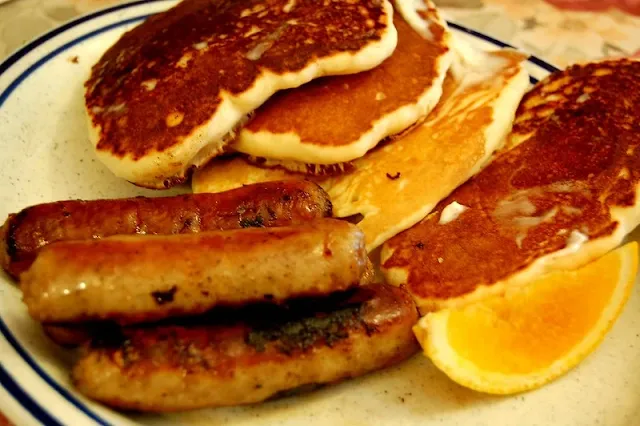 How To Make Sausages and Pancakes