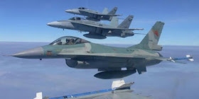 Aksi seru pilot F-16 TNI AU 'duel udara' lawan F-18 RAAF Australian di Kupang