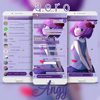 Anime Cute Girls Theme For YOWhatsApp & Fouad WhatsApp By Angyfenix