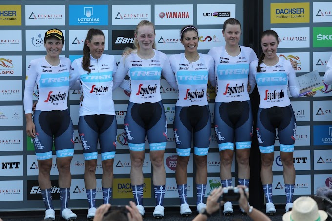 El Trek - Segafredo ganó la contrareloj por equipo y Elisa Longo Borghini es la primera líder - 1ª etapa Ceratizit Challenge by La Vuelta 2022