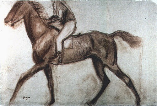 Degas. Estudio de caballo