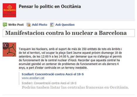 contra lo nuclear