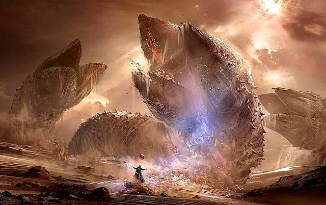 dune sandworm concept art