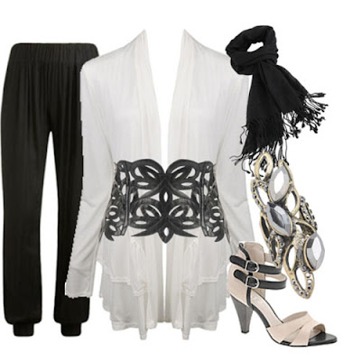 Black and White fashion Apparel, http://muslimmfashion.blogspot.com/