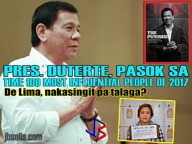 After winning the Time Magazine Readers' Poll on who should be included in their annual list of 100 Most Influential People in the World, beating out US President Donald Trump, UK Prime Minister Theresa May and Canada's PM Justin Trudeau, Philippine President Rodrigo Duterte is finally featured in the famous list.  Time Magazine editors however chose the opportunity to politicize the situation and hit the Philippine President over his controversial War on Drugs by choosing Former Colombian President César Gaviria to write the profile article of Duterte, and why he is included in the list. Gaviria has criticized Duterte before.  With Gaviria as its mouthpiece, Time Magazine focused on Duterte's War on Drugs, painting a grim picture that is not reflective of the actual situation in the Philippines. They instead chose to repeat accusations and false statistics that Duterte's critics have continued to spew via different media entities. Gaviria's words are quoted below: "Hitler massacred 3 million Jews. Now there are 3 million drug addicts. I'd be happy to slaughter them," Rodrigo Duterte, the Philippines' President, has said. His approach is as ill considered as his grasp of history (more than half of Hitler's 11 million victims were Jewish). Since Duterte's inauguration last year, some 7,000 people have been killed. His ironfisted strategy alarms governments, human-rights organizations and faith-based groups while winning high approval ratings at home.  When I was President of Colombia, I was also seduced into taking a tough stance on drugs. But after spending billions, I discovered that the war was unwinnable and the human costs were devastating. The cure was infinitely worse than the disease.  There are solutions that work. Duterte could start by treating drugs as a health, human rights and development issue. He could prosecute the most violent criminals and provide treatment for users rather than condemn them to prison, or worse. There will always be drugs in the Philippines, whether the President likes it or not. The tragedy is that many more people are likely going to die as he learns this lesson. Looking at the background of Cesar Gaviria, one would think it ironic that Time Magazine chooses the former leader of a country infamous for being the number one source of illegal drugs in America. In 2013, Colombia was the number one producer of Cocaine in the world. While that number is lower now, 60% of the world's cocaine come from Colombia.  Gaviria himself became controversial after it was discovered that his government had a secret agreement with Drug Kingpin Pablo Escobar. Escobar agreed to surrender to authorities and serve a maximum term of five years, and the Colombian government would not extradite him to the United States. In addition, the prison to house him, La Catedral, was built to Escobar's specifications. Escobar was also given the right to choose who would guard him, and it was believed he chose guards loyal only to him. Moreover, the prison was believed to have been designed more to keep out Escobar's enemies and protect him from assassination attempts, than to keep Escobar in. The finished prison was often called "Hotel Escobar" or "Club Medellín", because of its amenities. La Catedral featured a football pitch, giant doll house, bar, jacuzzi, and waterfall. It is also interesting to note that Gaviria is the head of the Liberal Party of Colombia. He became a replacement presidential candidate after the original candidate died (assasinated by drug cartels).  During his single, four-year term, he led a failed peace deal with Colombian FARC rebels. During his term, the Colombian Constitution was replaced. Part of the main change is the ban on extradition of Colombian citizens, likely influenced by Cartel bosses who are avoiding extradition to the US. His only "victory" in the Colombian Drug War was the killing of Pablo Escobar. Some believe that it was done to silence the drug kingpin forever.  Duterte's Real Accomplishment in the War on Drugs Never included in the article written about President Duterte were the massive accomplishments in the War on Drugs. There was no mention of the hundreds of thousands of drug users and pushers who surrendered and are now the the mega-rehab centers that the government built for them. De Lima is in the List too? Adding insult to the negative portrayal of President Duterte, Time Magazine included his most vocal critic, and accused drug lord protector, Senator Leila De Lima in the list. Placed under the "Icons" category, De Lima is being portrayed as the only voice brave enough to oppose the President's brutal carckdown. A former human rights lawyer, De Lima is in prison after being tagged by several drug lords for receiving drug money and turning a blind eye, and in fact encouraging their continued illegal operations, while providing them cozier prison houses called "kubols." Sounds a lot like that Colombian president's deal with Escobar. Her Time Magazine profile was written by Samantha Jane Power, a fellow human rights advocate with extreme views. She (again) used Duterte's Drug War, painted as an assault on human rights, to give credence to De Lima being included in the list. Samantha Jane Power, was a former UN Ambassador to UN, and was once a campaign adviser to Barrack Obama. She resigned after calling then candidate Hillary Clinton a "monster". She was criticized for wanting to deploy the United States armed forces to combat human rights abuses in other countries, contrary to the idea that the main purpose of the military is for national defense. Russian diplomats call her a stabilizer of countries not allied to the US.   Missing in the profile she wrote were the several cases that De Lima is facing, as well as the controversial private details of her amorous relationships with several of her bodyguards.   Netizens slammed the inclusion of De Lima in the list. No one really believes why she is considered an icon. Among the comment include these screenshots: