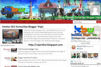 Komunitas Blogger Wajo adalah Komunitas Blogger yang Terbaik