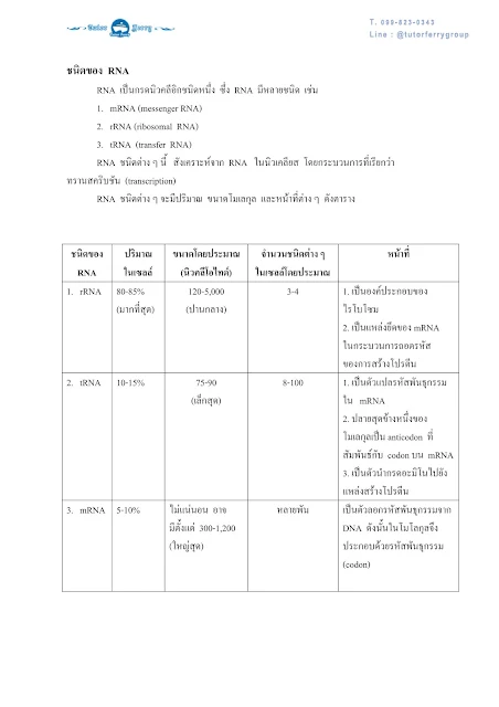 วิชาชีววิทยา เรื่องพันธุศาสตร์ ตอนที่ 2