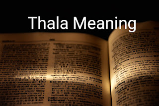 Meaning of thala