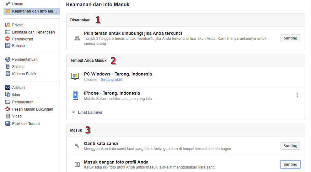 Metode Keamanan Facebook Alternatif Fajrin web Id