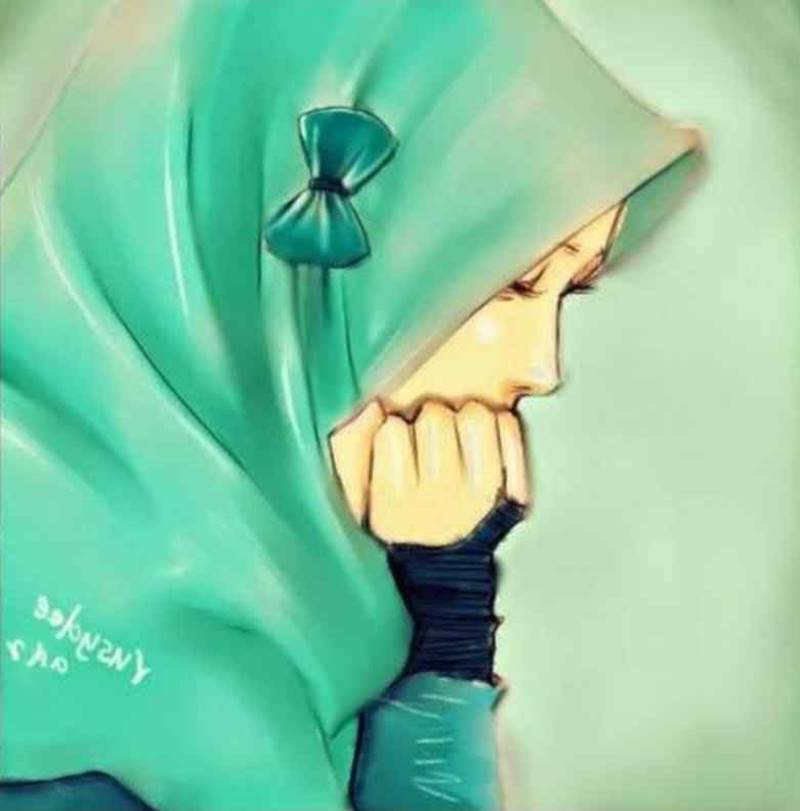 11 Kartun Muslimah Sedih - Anak Cemerlang