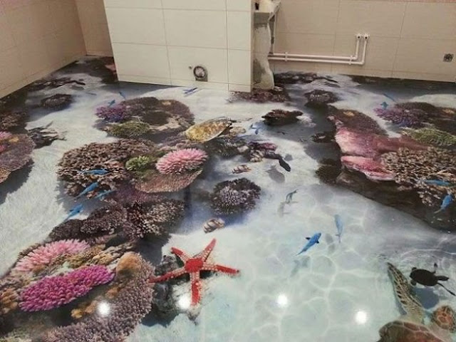 bathroom 3D floor designs