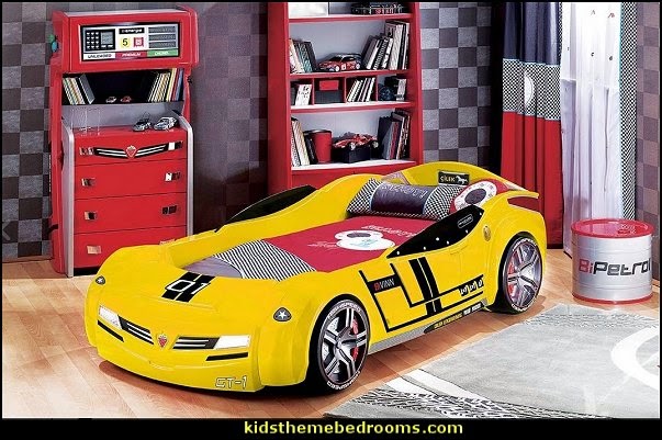 : car beds - car racing theme bedrooms - theme beds - car beds - race ...