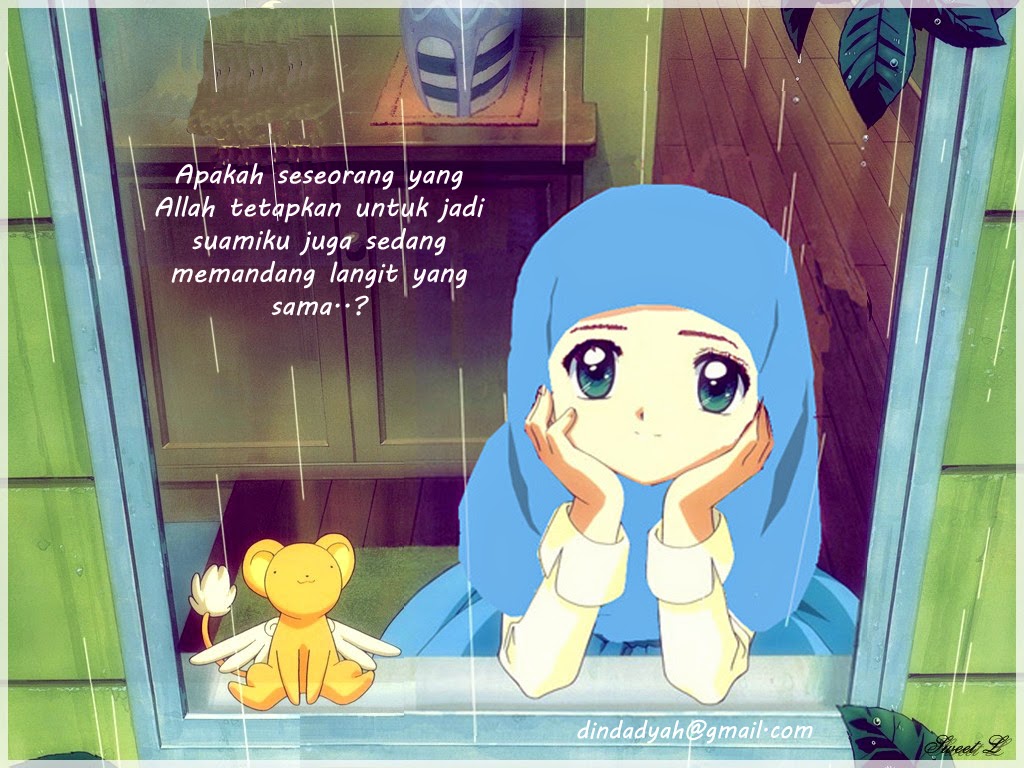 Gambar Kartun Wanita Muslimah Berdoa Medsos Kini