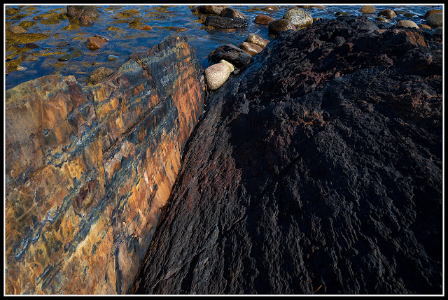 Hirtle's Beach; Nova Scotia; Maritimes; Atlantic Ocean; Rock