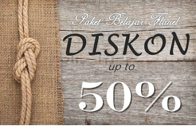 Promo ramadhan, paket belajar flanel, diskon ramadhan