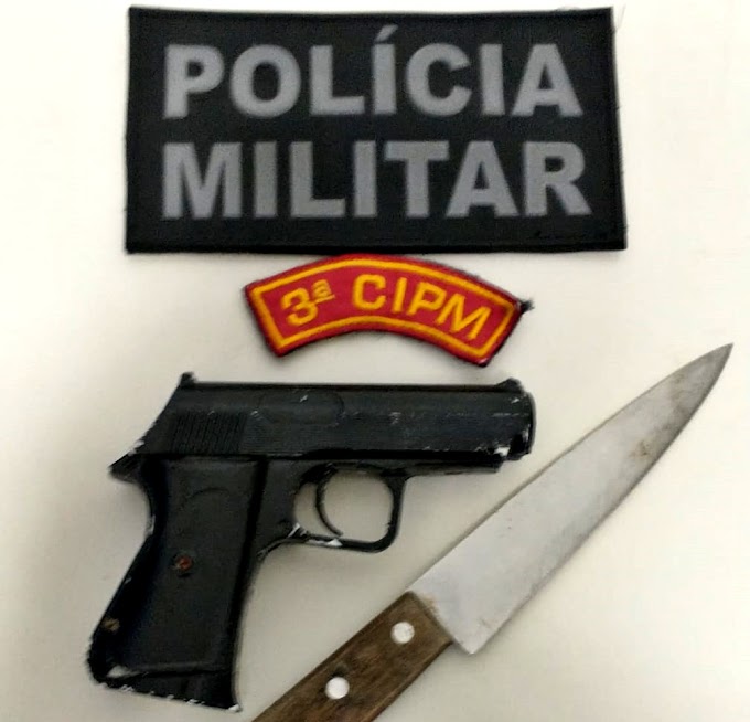 PM prende dupla por roubo à mão armada na cidade de Maruim