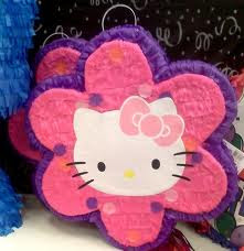 DECORACION Y PIÑATAS CON HELLO KITTY fiestitainfantil.blogspot.com