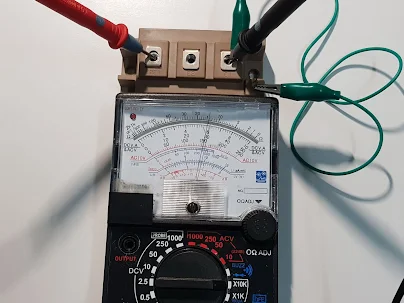 Test   IGBT  with multimeter