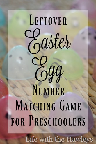 East Egg Number Matching Game- Life with the Hawleys