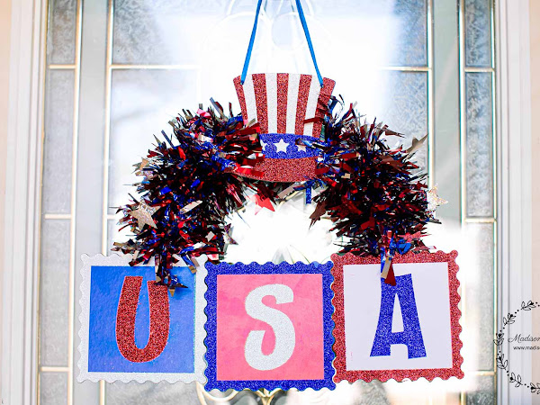 Make this Dollar Store 4th of July Wreath for Under $5 🇺🇸