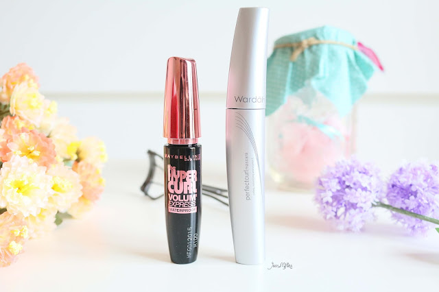 maybelline, hypercurl, wardah, perfectcurl, mascara, review, comparison