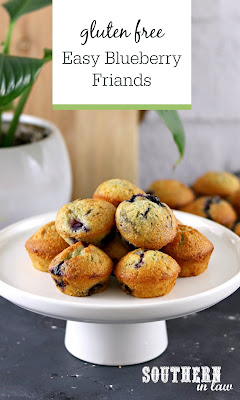 Easy Blueberry Friands Recipe No Whipping No Mixer Gluten Free